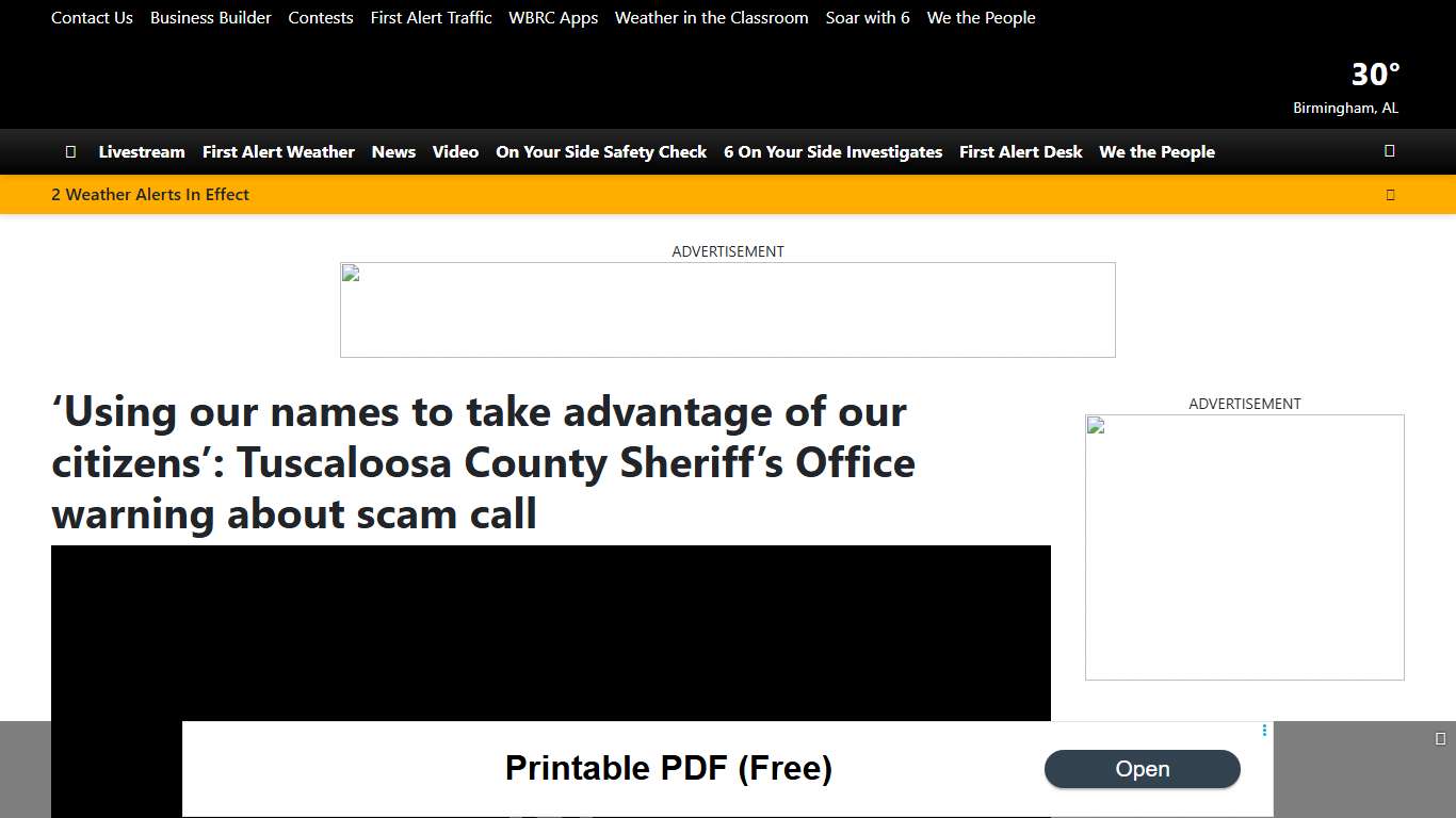 ‘Using our names to take advantage of our citizens’: Tuscaloosa County Sheriff’s Office warning about scam call